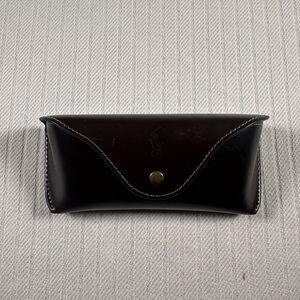 RALPH LAUREN BROWN BUTTON AUTHENTIC EYEGLASSES SUNGLASSES CASE
